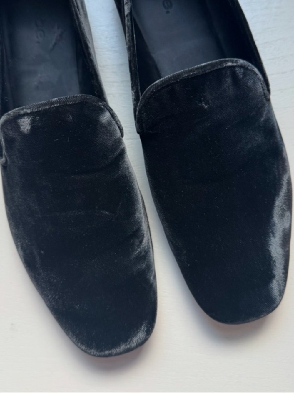 Vince Bray Velvet Smoking Loafers - Picture 4 of 15